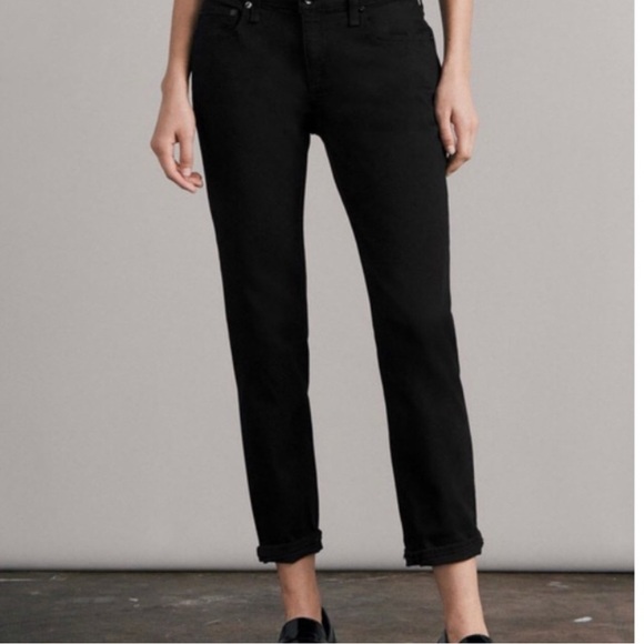 rag & bone Dre Low-Rise Slim Boyfriend Jeans - 26. B7 - Picture 2 of 7